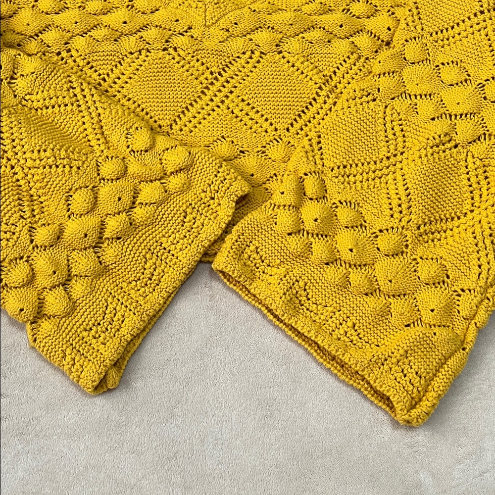 POL Crochet Cropped Sweater. Women’s Size Small - Picture 5 of 7
